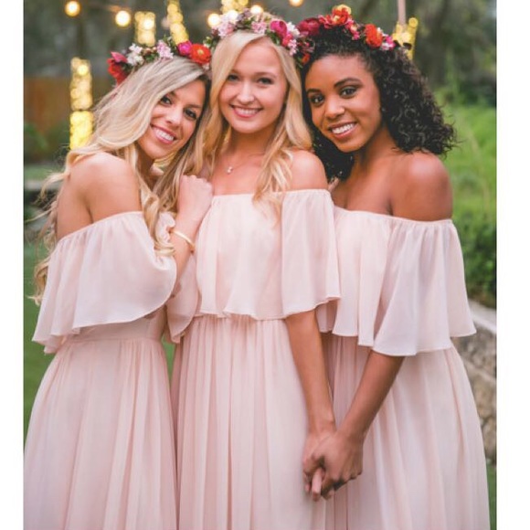 abigail chiffon dress